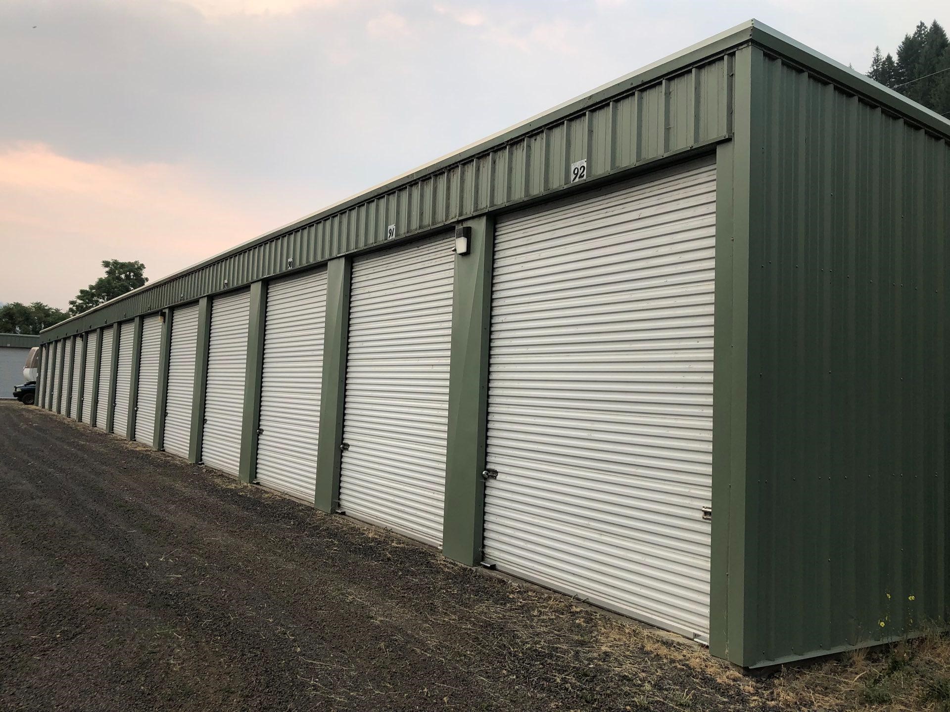 Close-up of Riverside Storage Units